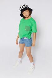 HUGO gyerek farmer rövidnadrág - kék 162 - answear - 20 990 Ft