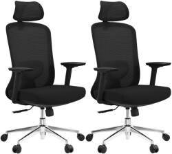 Mercury 2PACK Ergonomikus irodai szék ASPEN fekete (2 db)