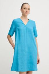 Benetton vászon ruha - kék XS - answear - 20 990 Ft