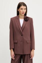 HUGO zakó barna, sima, egysoros gombolású, 50544133 - barna 40