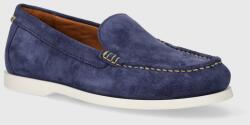 Ralph Lauren velúr mokaszin Merton Vnetn sötétkék, férfi, 803932196002 - sötétkék Férfi 46