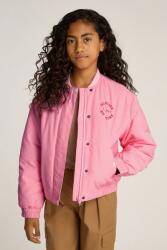 Tommy Hilfiger gyerek bomberdzseki - rózsaszín 176 - answear - 41 990 Ft