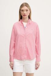 Tommy Hilfiger pamut ing galléros, rózsaszín, relaxed, DW0DW20290 - rózsaszín M