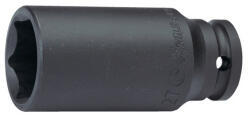 Hans Tools 1/2" gépi hosszú dugókulcsfej 19x80mm CrMo 84300M19 (060103-0022) - hegessz
