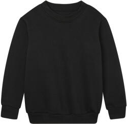 MANTIS Gyermekek/gyermekek Essential Plain Sweatshirt fekete