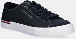 Tommy Hilfiger sportcipő CORE CORPORATE VULC CANVAS sötétkék, FM0FM05398 - sötétkék Férfi 41