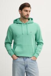 Tommy Hilfiger pamut melegítőfelső fekete, férfi, melange, kapucnis, MW0MW37235 - zöld L