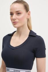 Guess poló ALINE női, sötétkék, V5GP07 KCSA2 - sötétkék XS