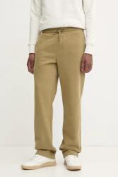 Calvin Klein pamut melegítőnadrág zöld, sima, J30J326749 - zöld M