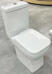 Eros ES CLASSIC monoblokk WC - perem nélküli - WC ülőkével komplett - mély öblítésű (E-1048B)