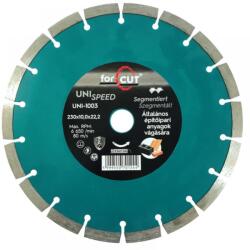 FORCUT For Cut Uni Speed gyémánt vágókorong 230mm szegmenses UNI-1003 (FLEX-701244)