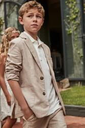 Mayoral vászonkeverékből készült gyerek kabát - barna 160