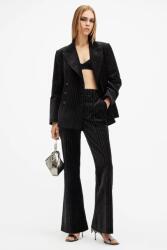 AllSaints pamut nadrág SEVENH - fekete 40