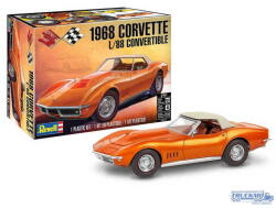 Revell - 68 Corvette L-88 Roadster 2in1 1: 25 (14572) makett autó (14572)
