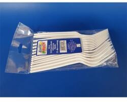 15331 15db/cs fehér újrahasználható PS műanyag villa (15331) - macropolis