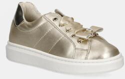 Calvin Klein Jeans gyerek bőr sportcipő - arany 24