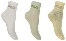 Fila 3-Pack W negyed fagylalt zokni 39-42 színes|sárga|zöld