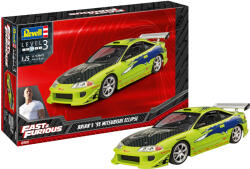 Revell Fast & Furious Brians 1995 Mitsubishi Eclipse 1: 25 makett autó (07691) (07691)