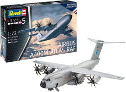 Revell Airbus A400M Atlas RAF 1: 72 makett repülő (03822) (03822)
