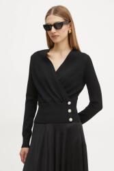 GUESS pulóver FLORENCE könnyű, női, fekete, 5RGR29 5817Z - fekete L