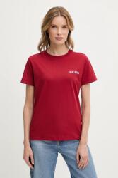 Guess t-shirt női, piros, W5RI04 I3Z14 - burgundia XS
