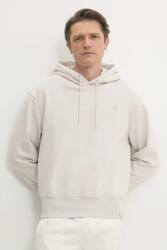 Calvin Klein pamut melegítőfelső bézs, férfi, sima, kapucnis, J30J326748 - bézs XL