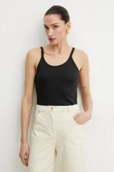 Pinko pamut top - fekete L