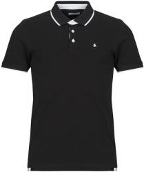 JACK & JONES Tricou Polo mânecă scurtă Bărbați JJEPAULOS Jack & Jones Negru EU XL