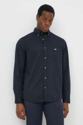 Gant pamut ing férfi, legombolt galléros, fekete, regular - fekete M - answear - 42 990 Ft