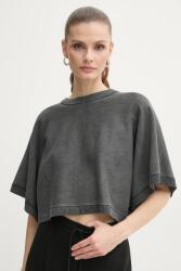 MICHAEL Michael Kors pamut póló női, szürke, MS56160HMS - szürke L