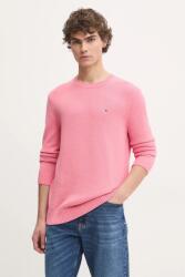 Tommy Hilfiger pamut pulóver rózsaszín, DM0DM18370 - rózsaszín L