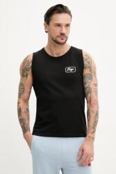 HUGO Blue pamut póló - fekete S - answear - 19 990 Ft