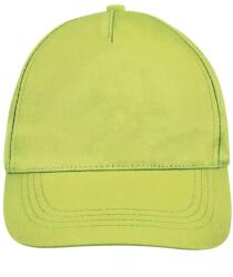 SOL'S Buzz 5 paneles baseball sapka zöld