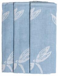 Polášek Egypt konyharuha mintával - 3 darabos szett - sz. 96 | Kék / szitakötők (98159058-01)