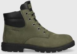 Geox gyerek télicipő bőrből - zöld 30