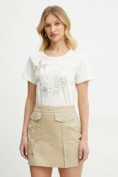 Liu Jo pamut póló - bézs M - answear - 19 990 Ft