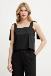LIU JO top fekete, sima, VA5064. TS330 - fekete L