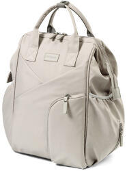 BabyOno Modern Style Pelenkázótáska és Hátizsák Bézs - Multifunkciós, Vízlepergető Anyagból, Pelenkázó Alátéttel és Több Rekesszel a Praktikus Mindennapokhoz