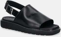 Calvin Klein Jeans szandál SQ MOLDED SANDAL SLING MG LTH - fekete Női 41