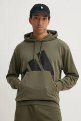 Adidas felső Essentials zöld, férfi, nyomott mintás, kapucnis, JE8892 - zöld M
