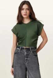 AllSaints felső MIRA SATIN - zöld M