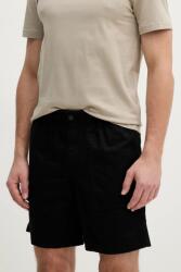 Calvin Klein Jeans vászonkeverék rövidnadrág - fekete 30