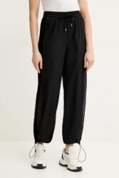 Liu Jo nadrág fekete, magas derekú széles, TA5074 T2900 - fekete S