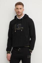 KARL LAGERFELD felső fekete, férfi, nyomott mintás, kapucnis, 705469.551900 - fekete XL