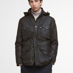 Barbour Winter Sapper Wax Jacket - Dark Brown - S