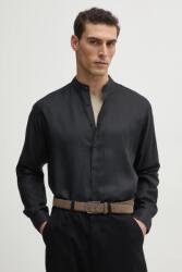 KARL LAGERFELD len ing férfi, állógalléros, fekete, regular, 552667.605035 - fekete 44