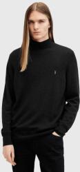 AllSaints gyapjú pulóver KILBURN MOCK - fekete XL