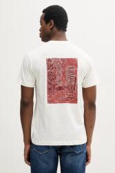 Liu Jo pamut póló bézs, férfi, nyomott mintás, QA5168 J7734 - bézs M