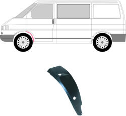 VW T4 1996-2003 Caravelle/Multivan - Első sárvédőív hátsó rész bal, belső