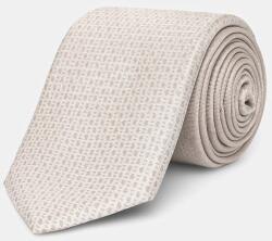 BOSS selyen nyakkendő - bézs Univerzális méret